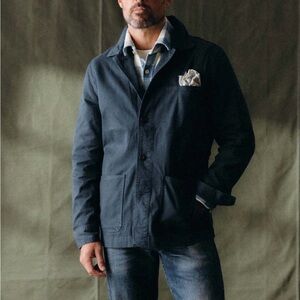Taylor Stitch Ojai Jacket in Organic Navy Foundation Twill In Navy Size 36/XS